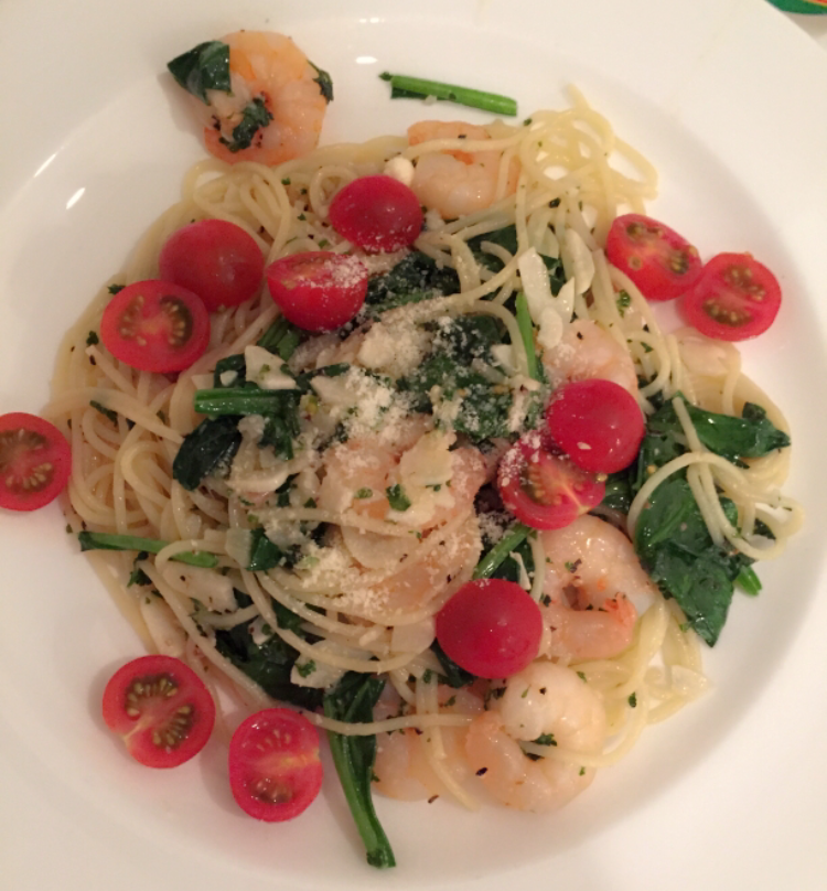 Shrimp Scampi… The Healthy Way