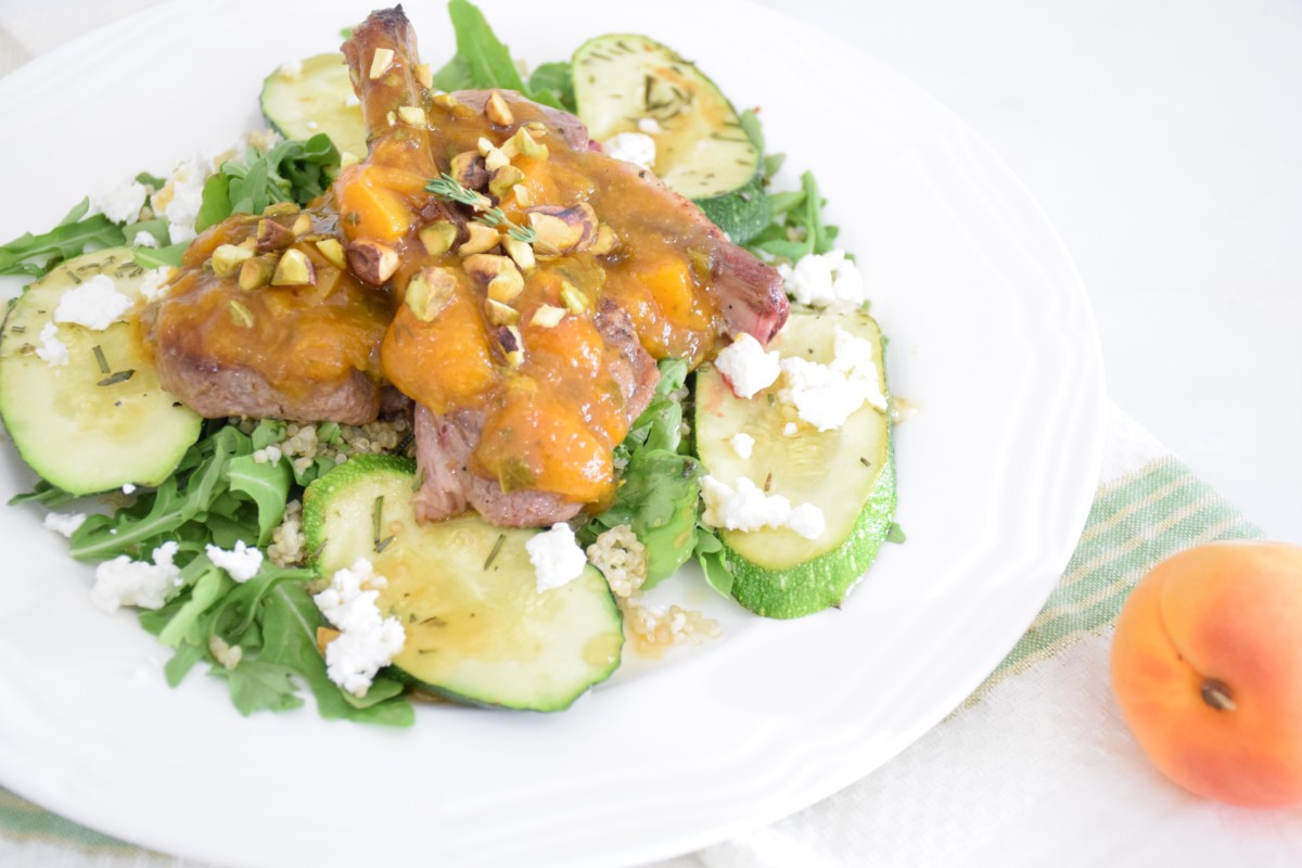 Apricot Pistachio Honey Lamb