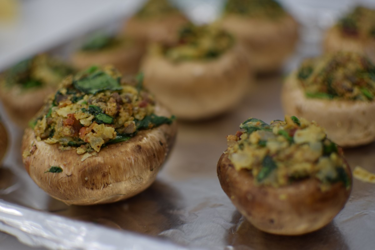 Spinach Stuffed Mushrooms